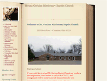 Tablet Screenshot of mtgerizim.org